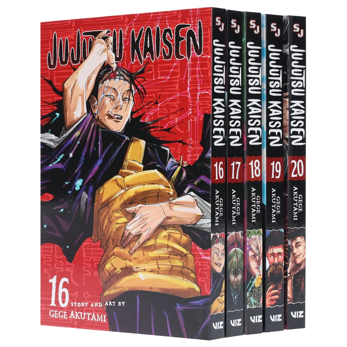 Jujutsu Kaisen Series (Book 16-20) By Gege Akutami 5 Books Collection Manga Set - Ages 16+ - Paperback 1