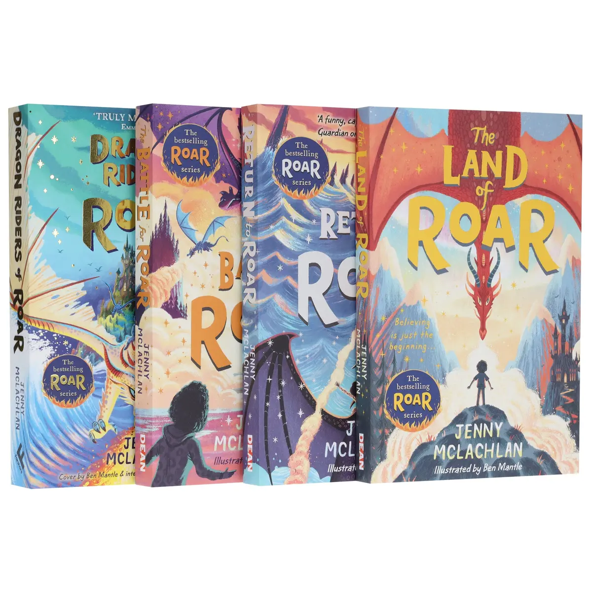 The Land Of Roar Series By Jenny Mclachlan Illustrated 4 Books Collection Set - Ages 9-14 - Paperback 1