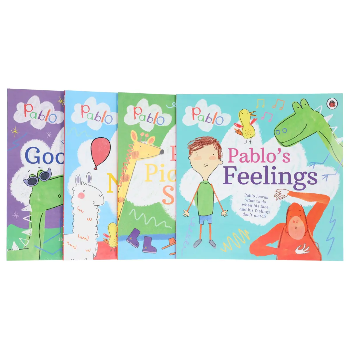 Pablo's Feelings Series 4 Picture Books Collection Set - Ages 2-7 - Paperback 1