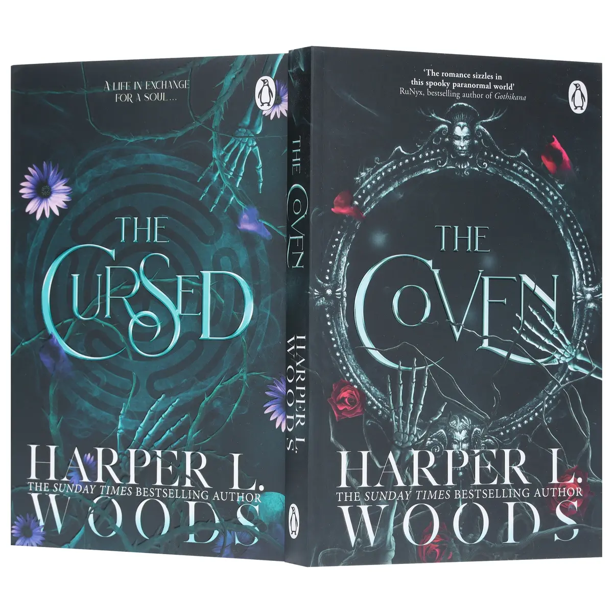 Coven Of Bones Series By Harper L. Woods 2 Books Collection Set - Fiction - Paperback 1