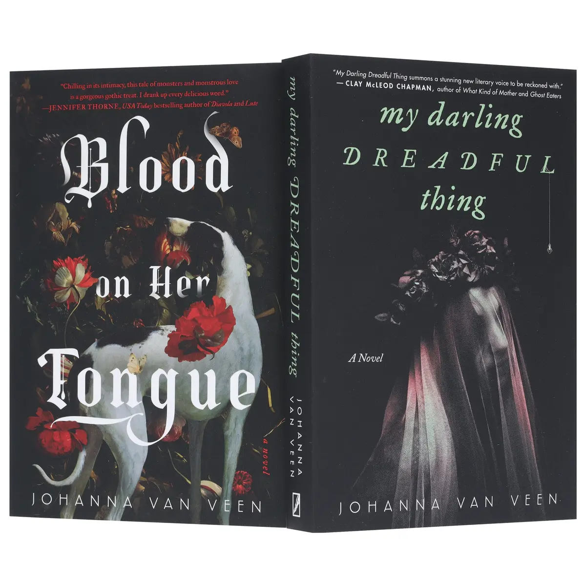 Johanna Van Veen Novel (My Darling Dreadful Thing & Blood On Her Tongue) 2 Books Collection Set - Fiction - Paperback 1