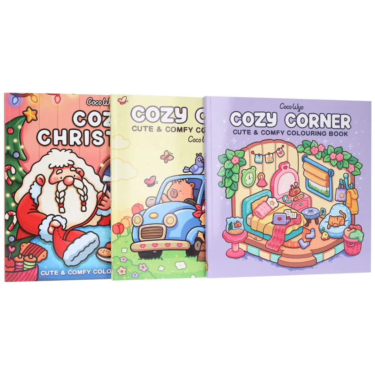 Cozy Corner Coco Wyo Colouring 3 Books Collection Set - Ages 8+ - Paperback 1
