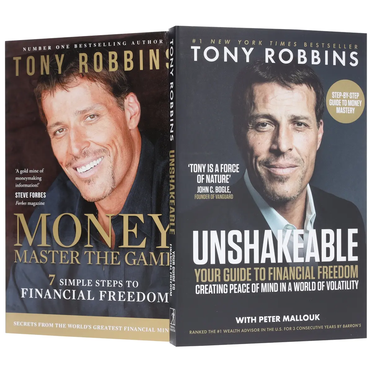 Tony Robbins Collection (Unshakeable: Your Guide To Financial Freedom & Money Master The Game) 2 Books Set - Non Fiction - Paperback 1