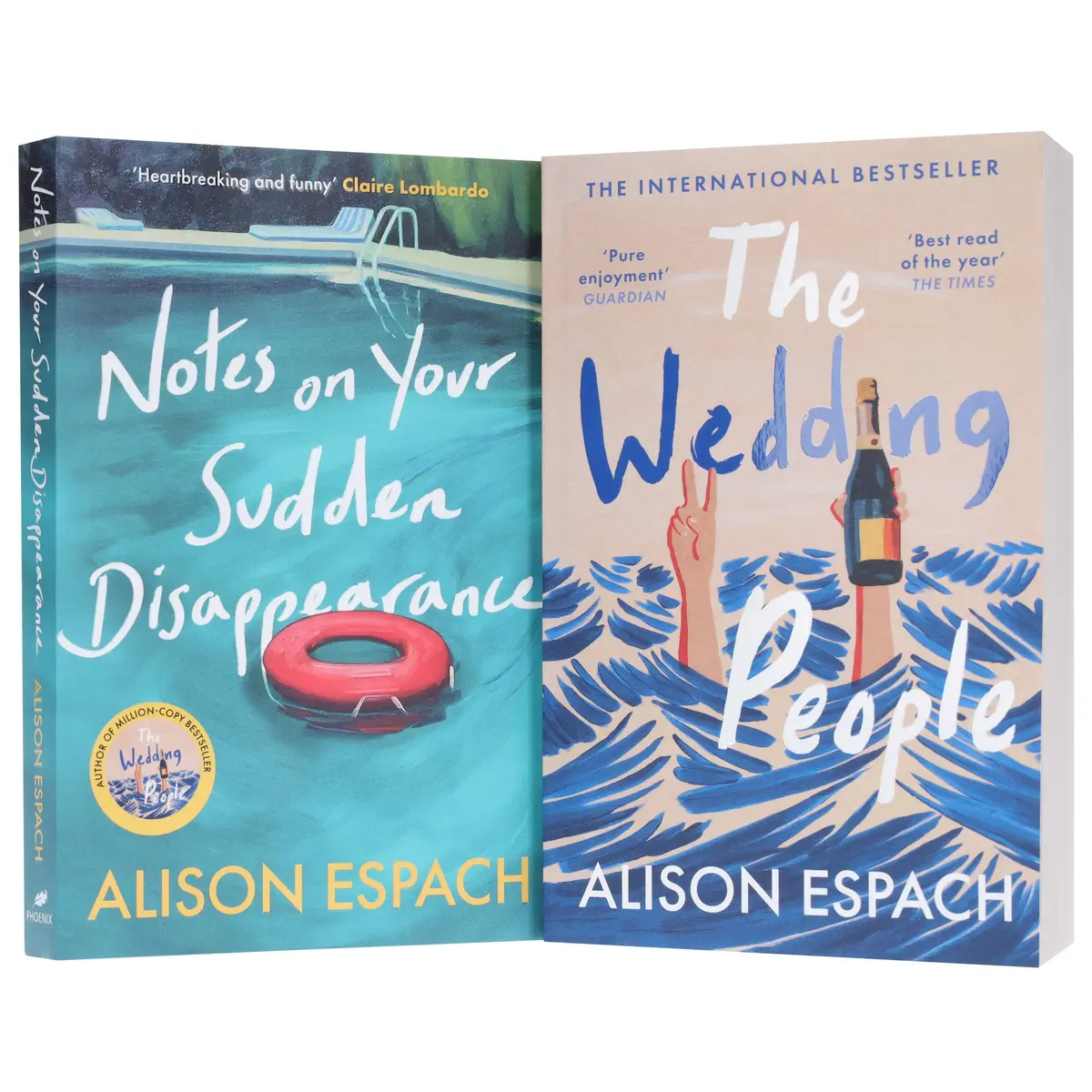 Alison Espach Collection (The Wedding People & Notes On Your Sudden Disappearance) 2 Books Set - Fiction - Paperback 1