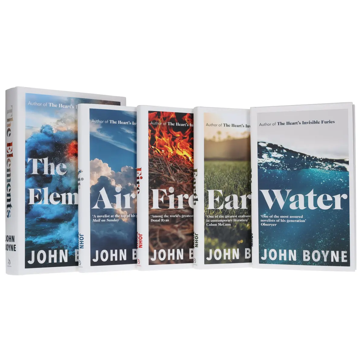 John Boyne Collection (Water, Earth, Fire, Air & The Elements) 5 Books Set - Fiction - Hardback 1