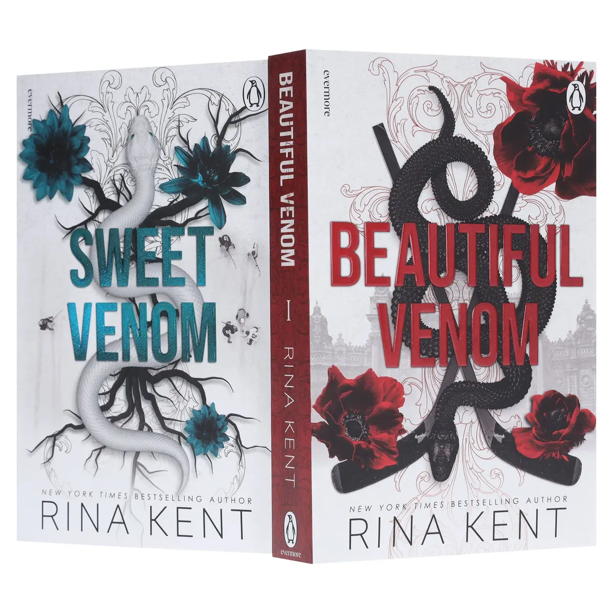 Vipers Series (Beautiful Venom & Sweet Venom) By Rina Kent 2 Books Collection Set - Dark Romance Fiction - Paperback 1