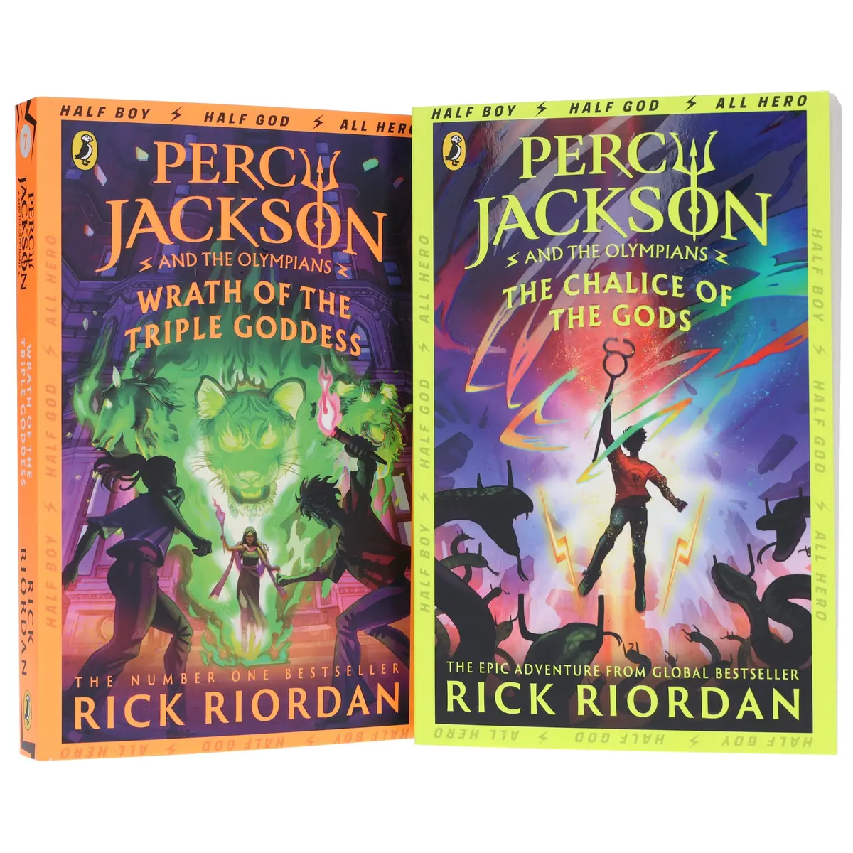 Percy Jackson And The Olympians Series (Book 6&7) By Rick Riordan 2 Books Collection Set - Ages 9+ - Paperback 1
