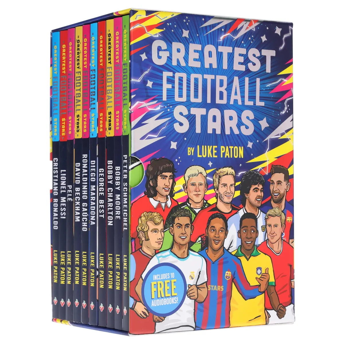 The Greatest Football Stars By Luke Paton 10 Books Collection Box Set - Ages 7+ - Paperback 1