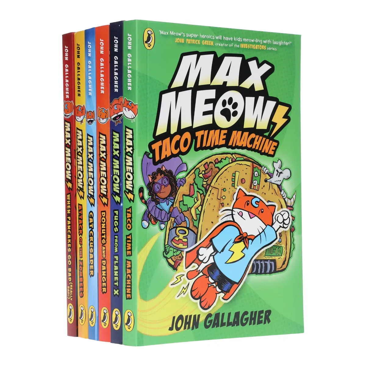 Max Meow Series By John Gallagher: Graphic Novels 6 Books Collection Set - Ages 5-10 - Paperback 1