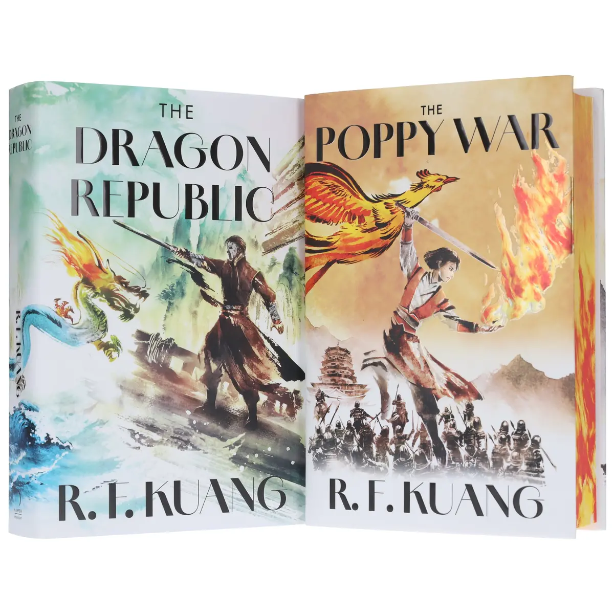 The Poppy War Series By R.F. Kuang 2 Books Collector's Edition Set - Fiction - Hardback 1