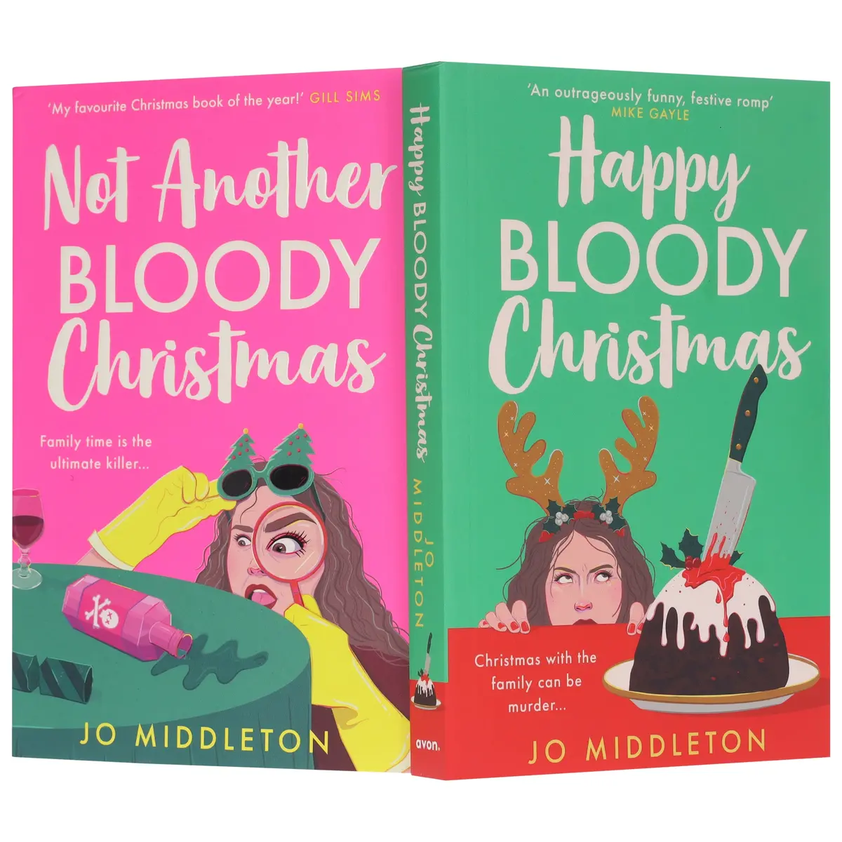 Christmas Murder Mysteries By Jo Middleton 2 Books Collection Set - Fiction - Paperback 1