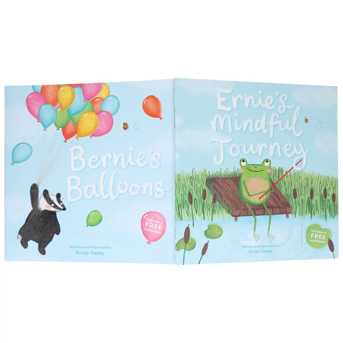 Ernie's Mindful Journey: A Story Of Mindfulness And Self-Care By Kirsty Topley 2 Picture Books Set (Includes Free Audiobook)- Ages 5-7 - Paperback 1
