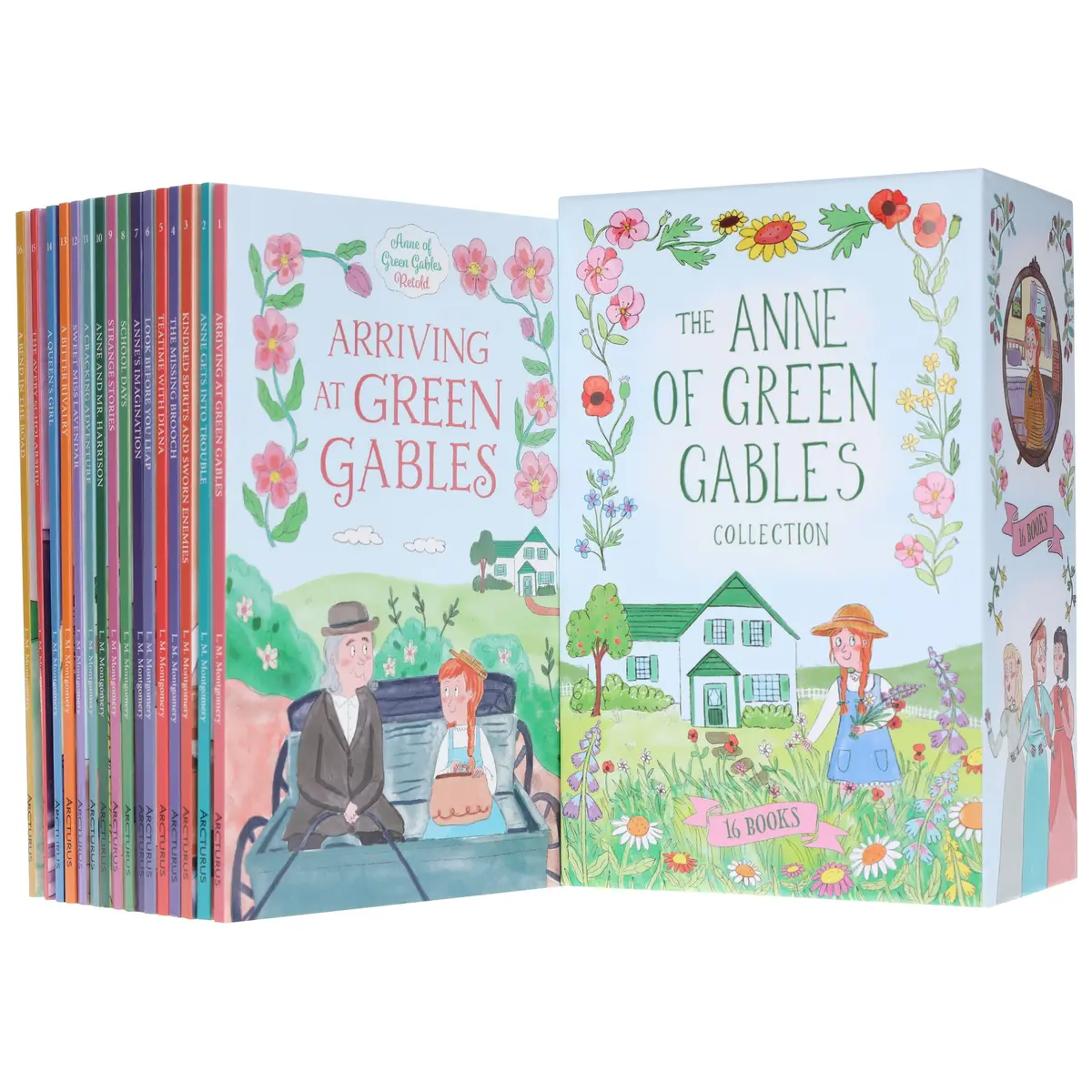 The Anne Of Green Gables Collection By Samantha Newman Illustrated 16 Books Box Set - Ages 7-12 - Paperback 1