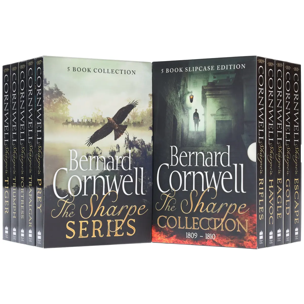 Sharpe Series (Book 1-10) By Bernard Cornwell: 10 Books Collection Set - Fiction - Paperback 1