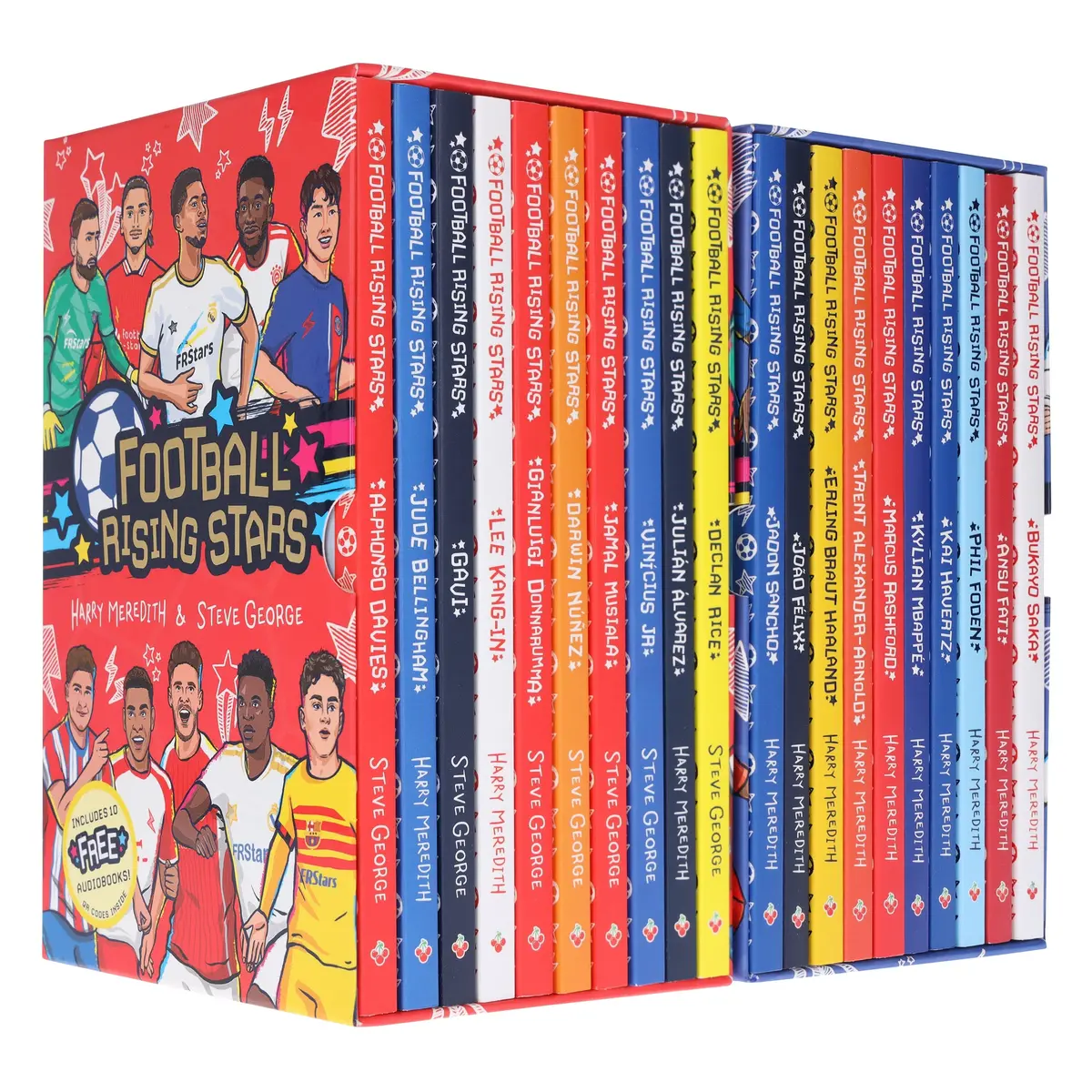 Football Rising Stars (Series 1-2): By Harry Meredith & Steve George 20 Books Collection Box Set - Ages 7-9 - Paperback 1