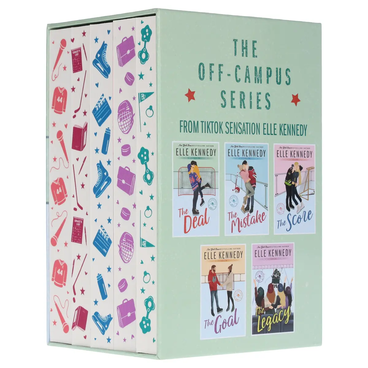 Off-Campus Series By Elle Kennedy 5 Books Sprayed Edge Collection Box Set - Fiction - Paperback 1