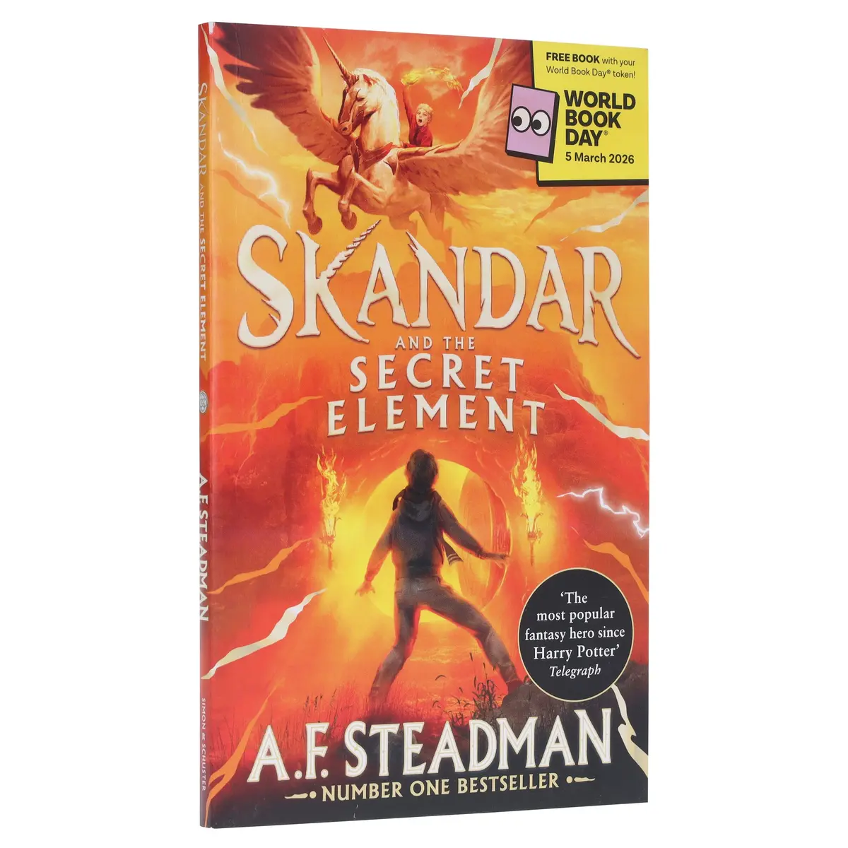 Skandar And The Secret Element: World Book Day 2026 By A.F. Steadman - Ages 8+ - Paperback 1