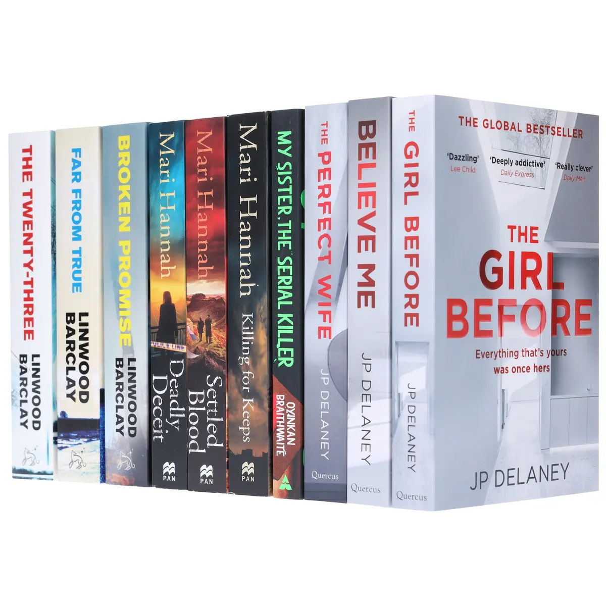 Dark Thriller & Suspense Bundle 10 Books Collection Set - Fiction - Paperback 1