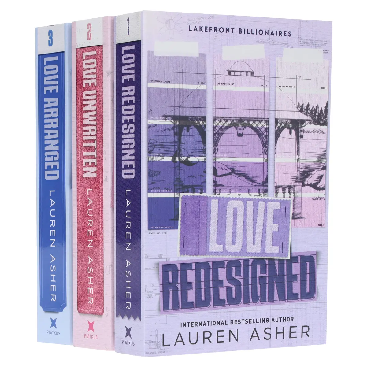 Lakefront Billionaires Series By Lauren Asher 3 Books Collection Set - Fiction - Paperback 1
