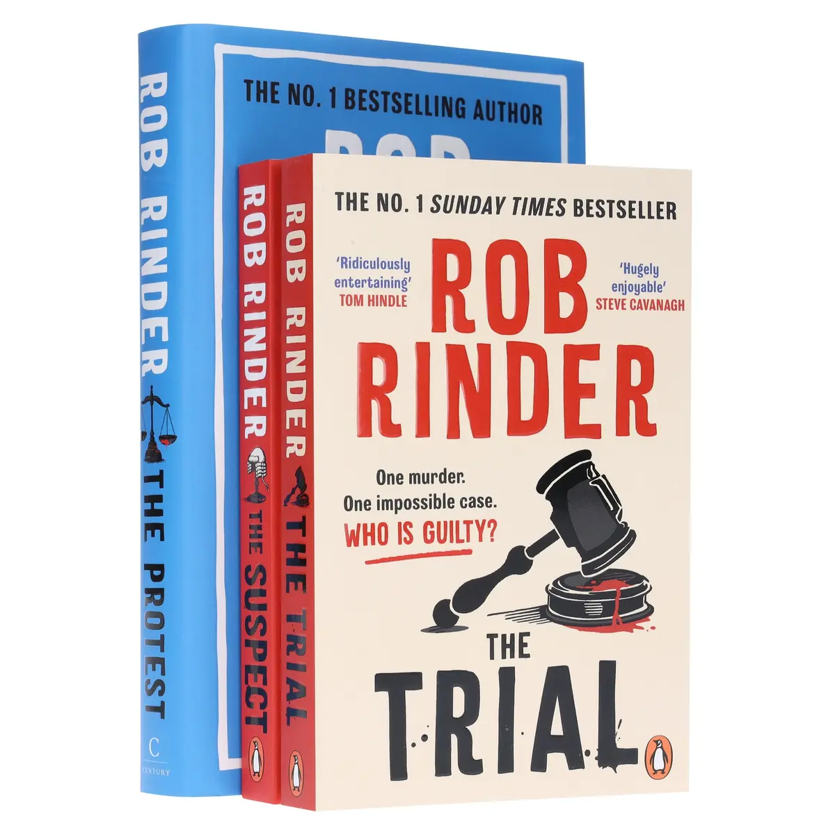 Rob Rinder Collection (The Trial, The Suspect & The Protest) 3 Books Set - Fiction - Paperback/Hardback 1
