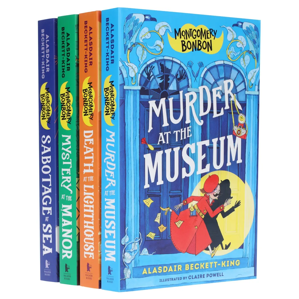 Montgomery Bonbon Series By Alasdair Beckett-King: Illustrated 4 Books Collection Set - Ages 9-12 - Paperback 1