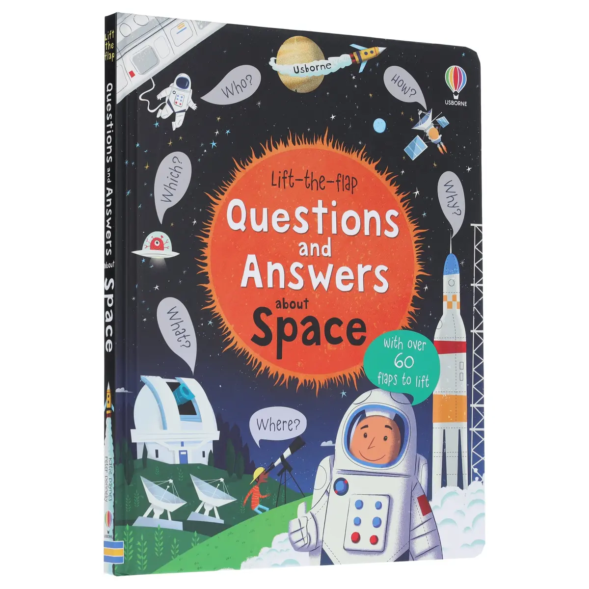 Usborne: Lift-The-Flap Questions And Answers About Space By Katie Daynes - Ages 5+ - Board Book 1