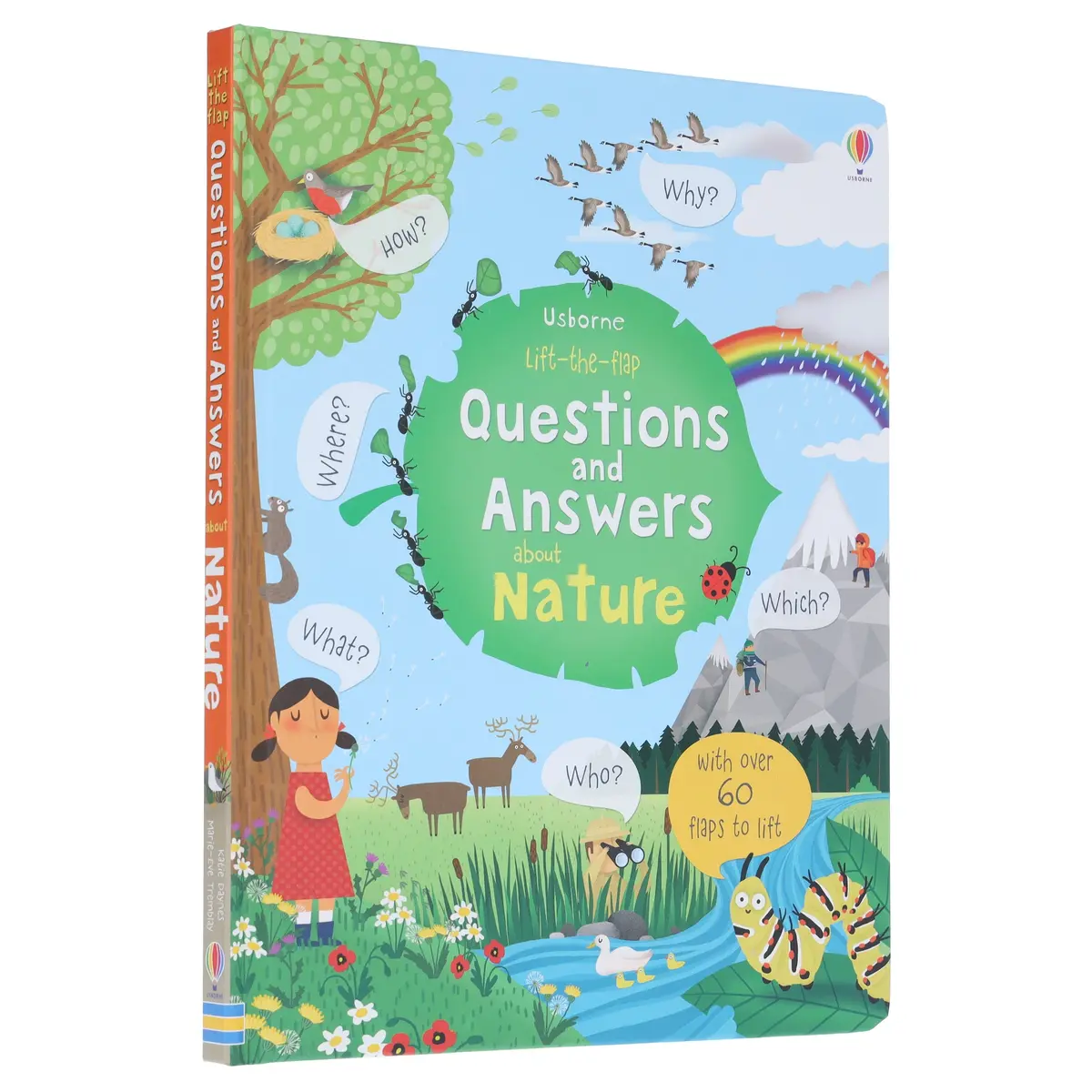 Usborne: Lift The Flap Questions And Answers About Nature By Katie Daynes - Ages 5+ - Board Book 1