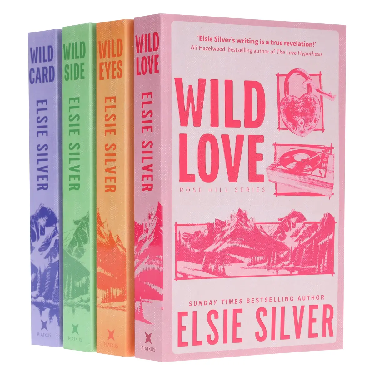 Rose Hill Series By Elsie Silver (Wild Love, Wild Eyes, Wild Side & Wild Card) 4 Books Collection Set - Fiction - Paperback 1