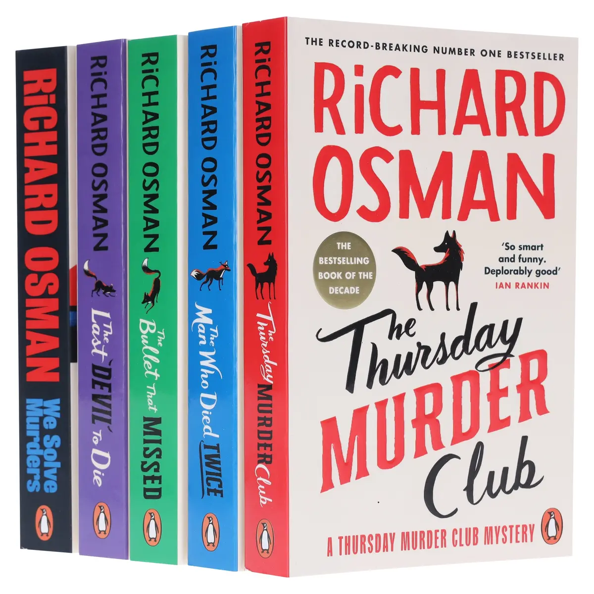 Thursday Murder Club & We Solve Murders Series By Richard Osman 5 Books Collection Set - Fiction - Paperback 1