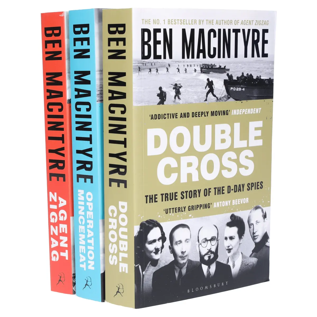 Damaged - Ben Macintyre Collection (Double Cross, Agent Zigzag & Operation Mincemeat) 3 Books Set - Non Fiction - Paperback - T 55 1