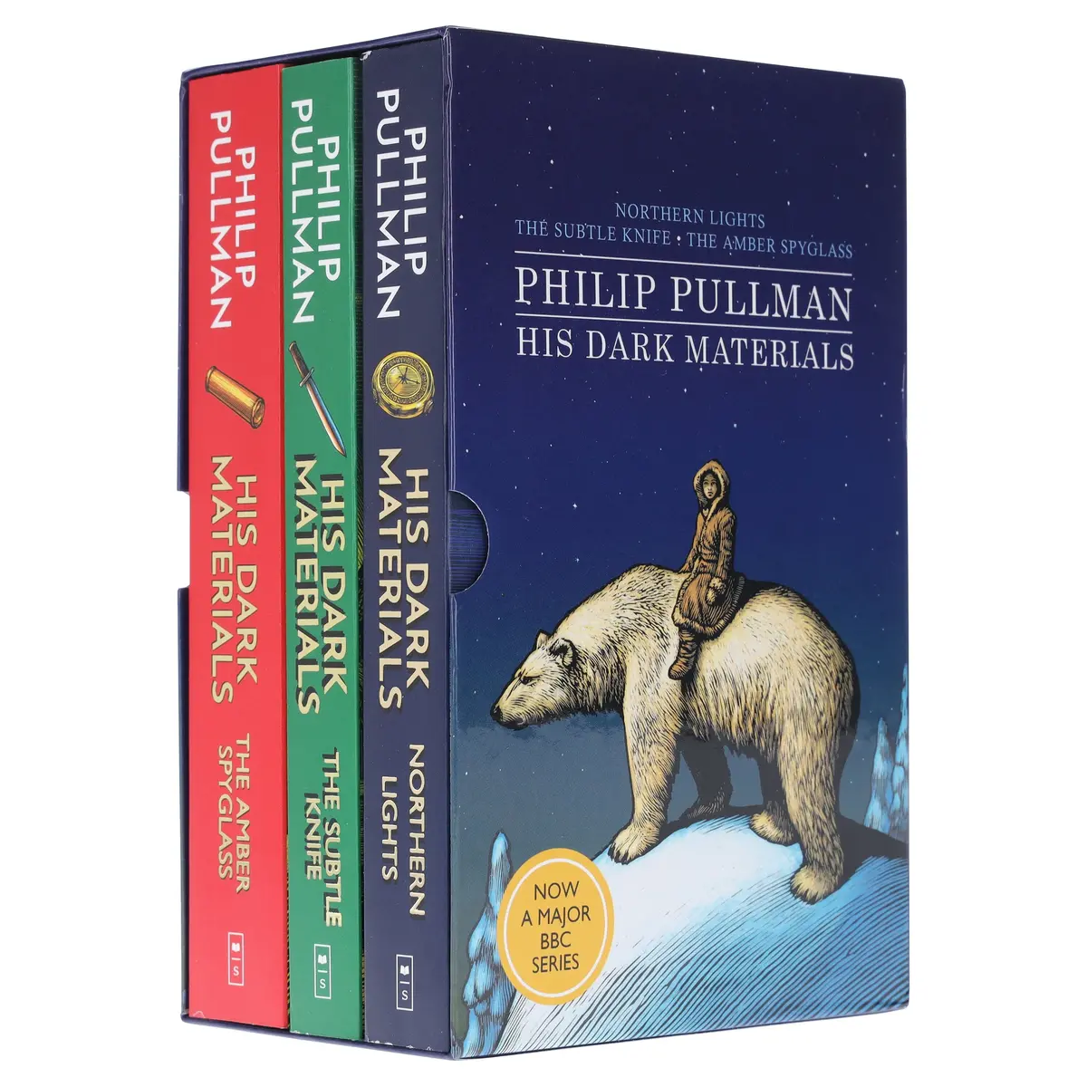 His Dark Materials Trilogy By Philip Pullman (Northern Lights, Subtle Knife & Amber Spyglass) 3 Books Collection Box Set - Ages 11+ - Paperback 1