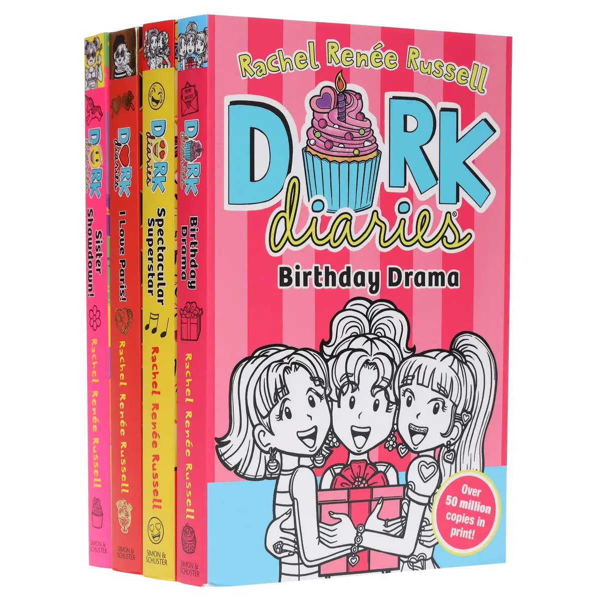 Dork Diaries Series (Vol. 13-16) By Rachel Renee Russell 4 Books Collection Set - Ages 9-11 - Paperback 1