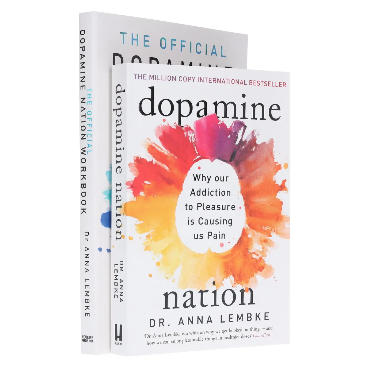 Dopamine Nation & The Official Dopamine Nation Workbook By Dr Anna Lembke 2 Books Collection Set - Non Fiction - Paperback 1