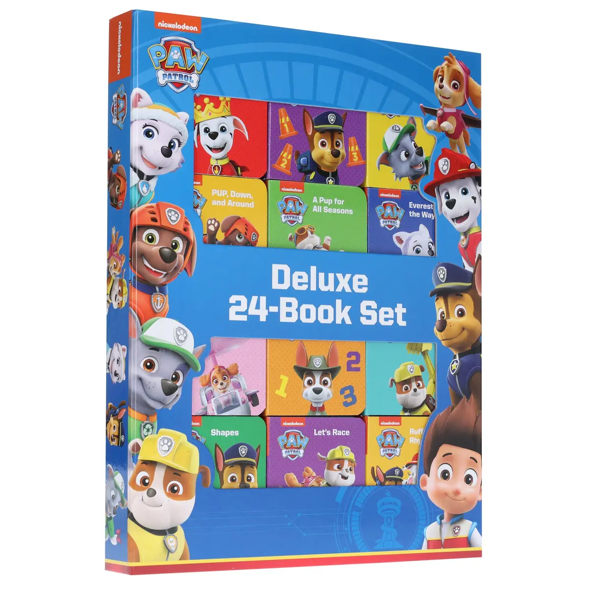 Nickelodeon Paw Patrol Chase, Skye, Marshall, And More! By Pi Kids Deluxe 24-Book Set - Ages 0-6 - Board Book 1