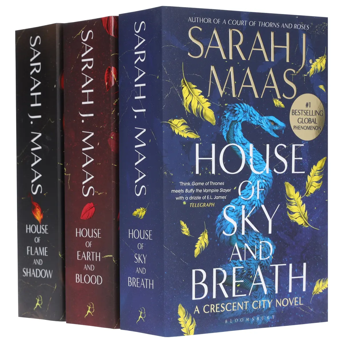 Crescent City Series By Sarah J. Maas 3 Books Collection Set - Fiction - Paperback 1
