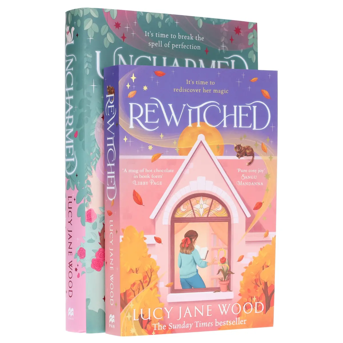 Rewitched & Uncharmed By Lucy Jane Wood: 2 Books Collection Set - Fiction - Paperback/Hardback 1