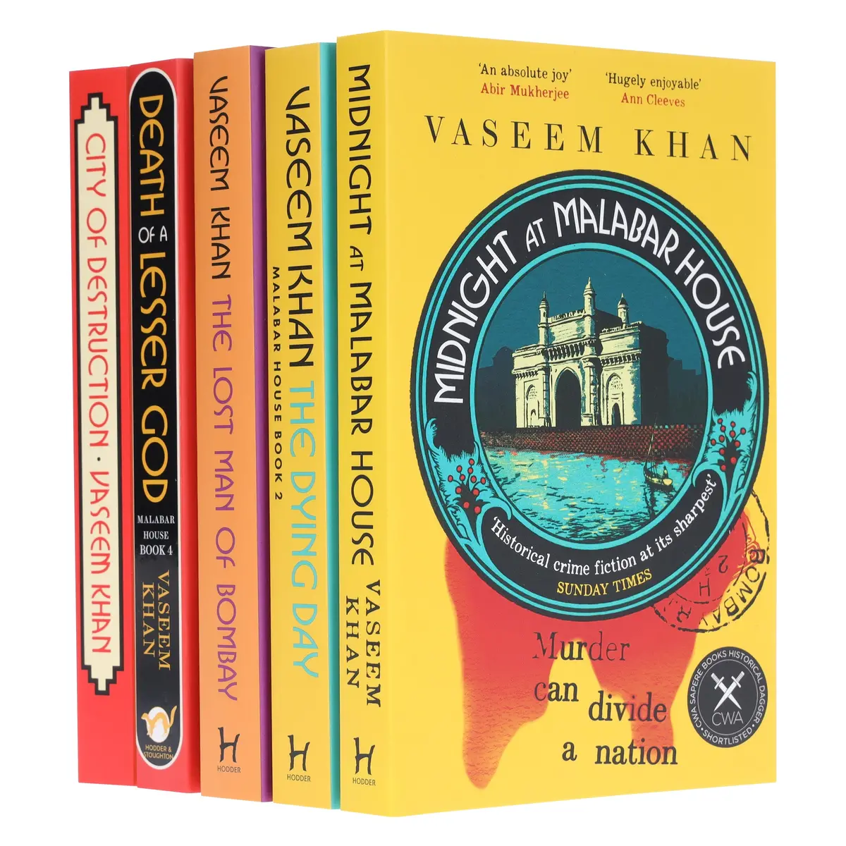 The Malabar House Series By Vaseem Khan 5 Books Collection Set - Fiction - Paperback 1