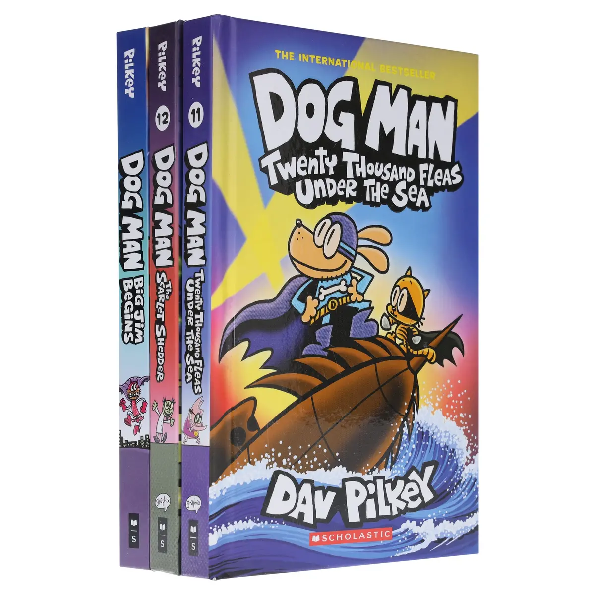 Dog Man Series By Dav Pilkey (Book 11-13) Collection 3 Books Set - Ages 7+ - Hardback 1