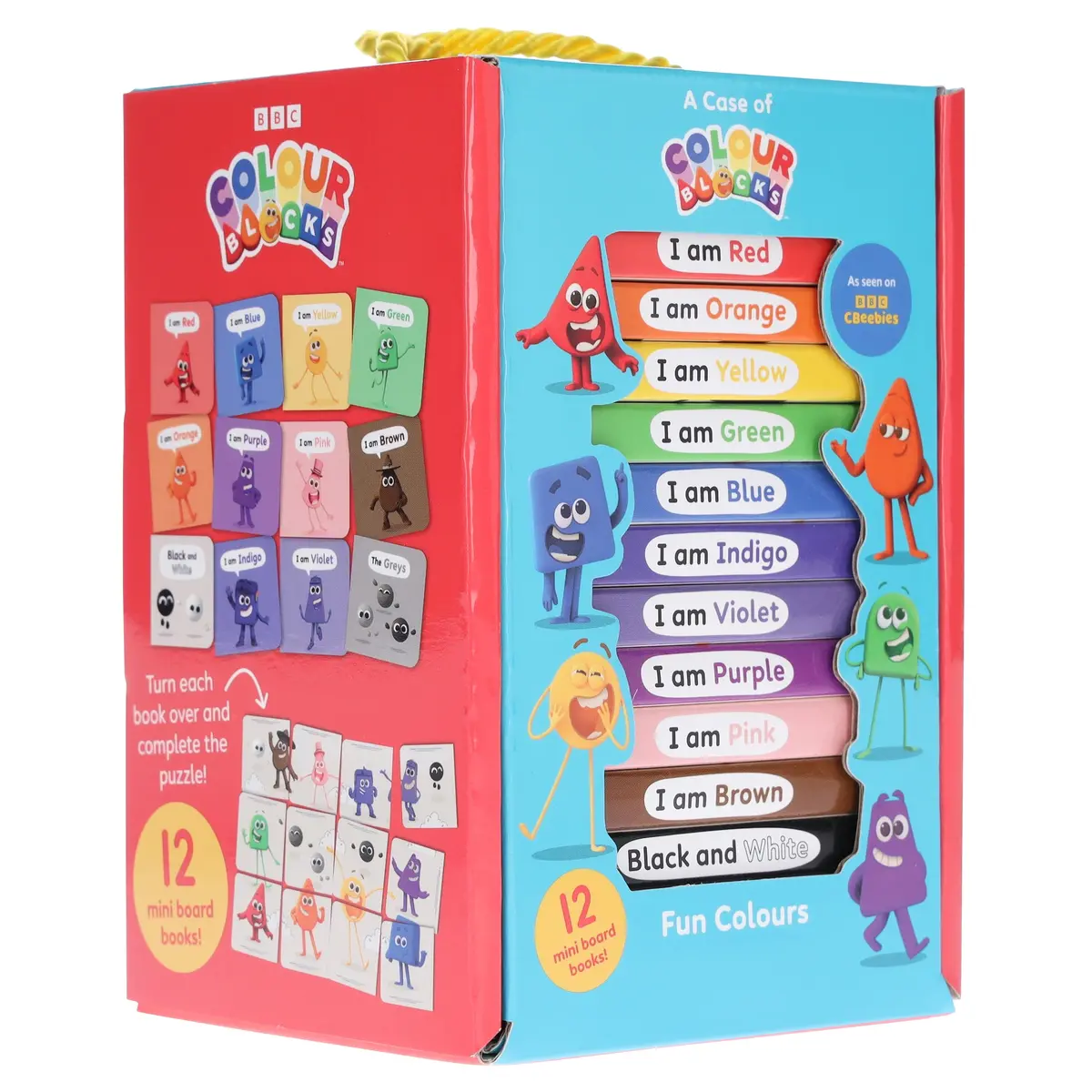 A Case Of Colourblocks 12 Mini Books Collection Box Set - Ages 0-5 - Board Book 1