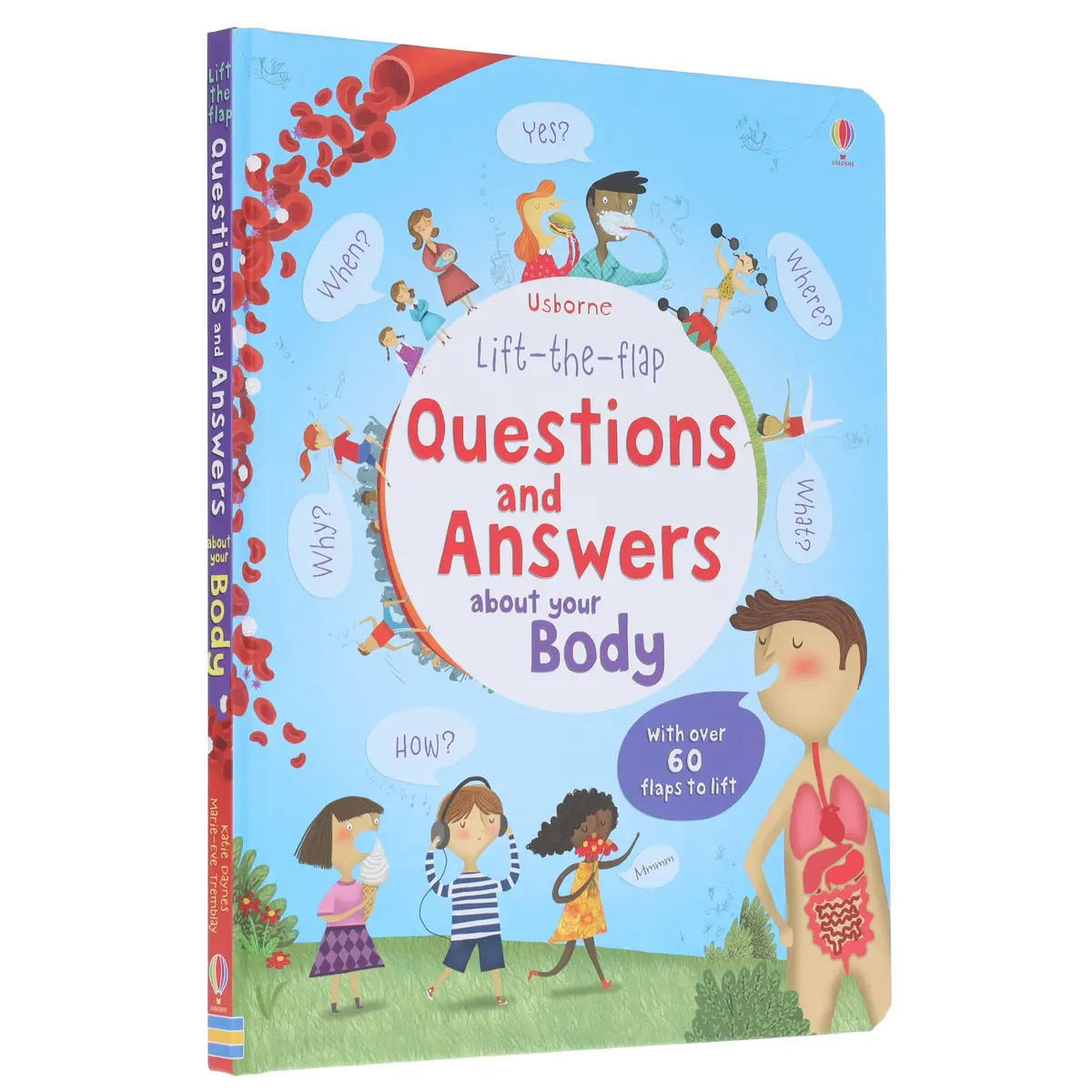 Usborne: Lift The Flap Questions & Answers About Your Body By Katie Daynes - Ages 4+ - Board Book 1
