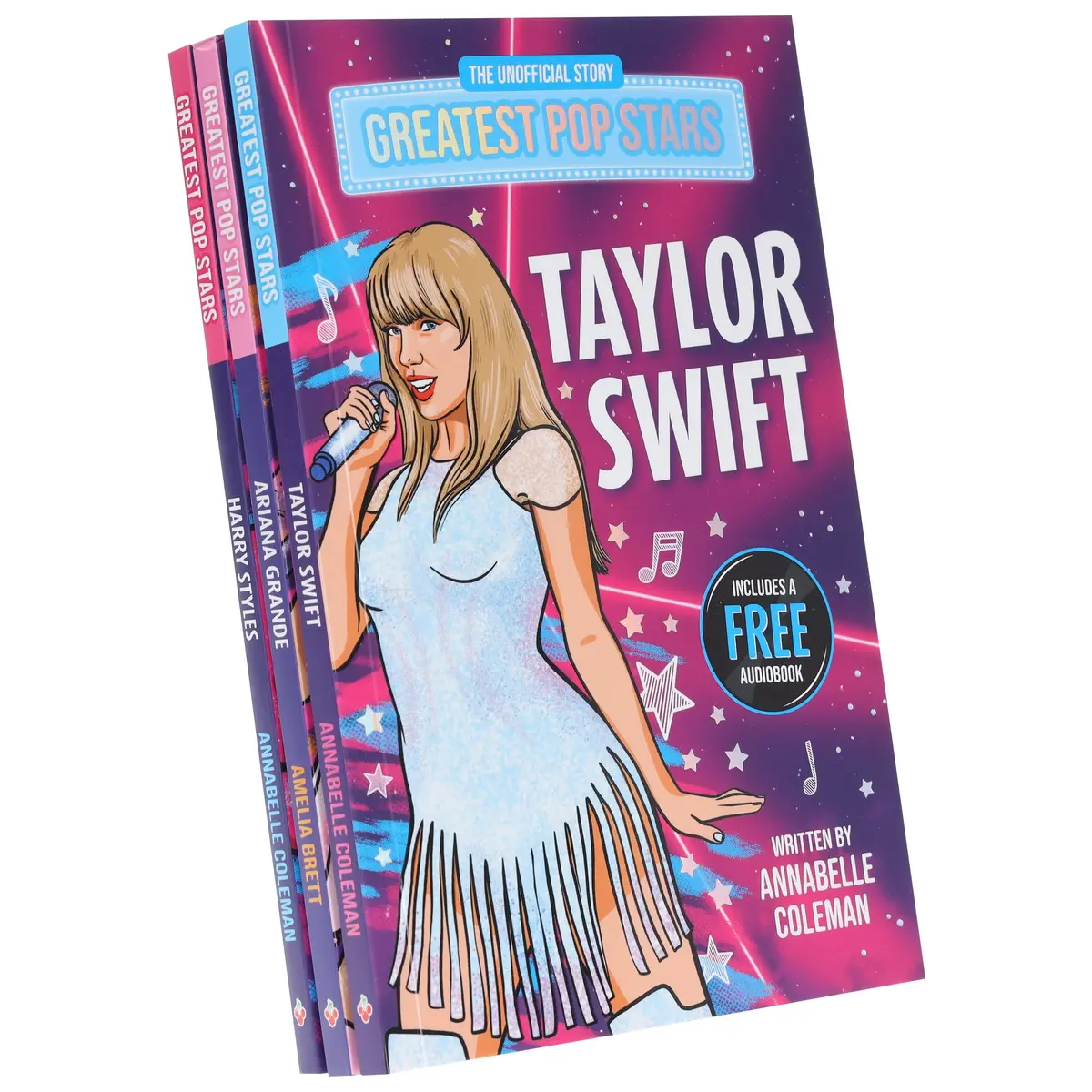 Greatest Pop Stars Series 3 Books Collection Set (Includes A Free Audiobook) - Ages 7-9 - Paperback 1