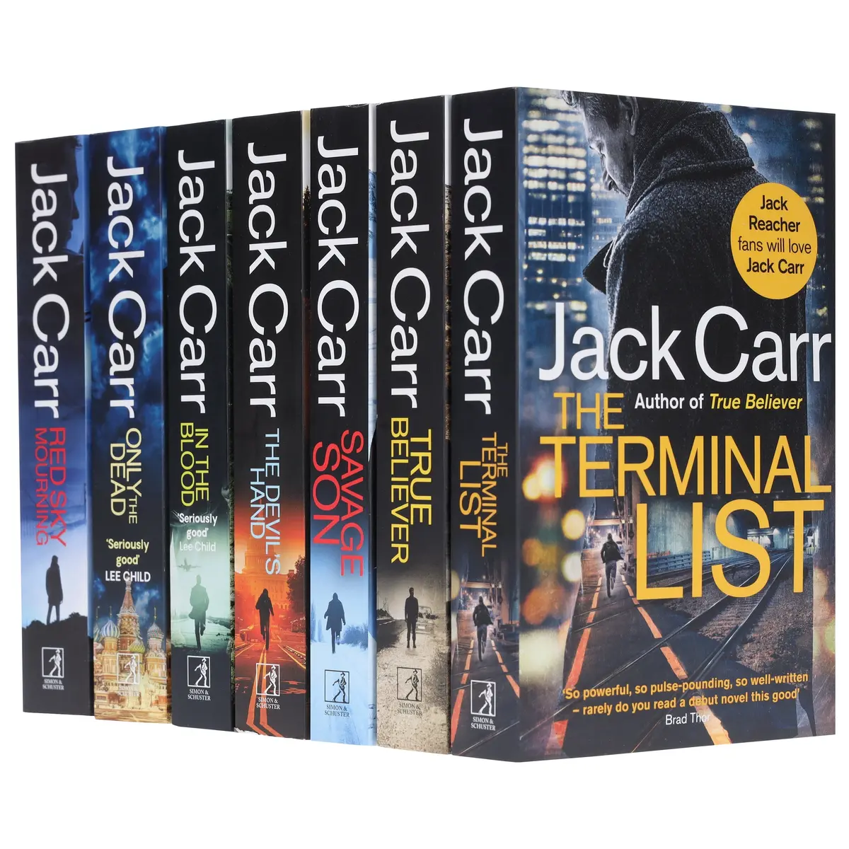 James Reece Series 7 Books Collection Set By Jack Carr - Fiction - Paperback 1