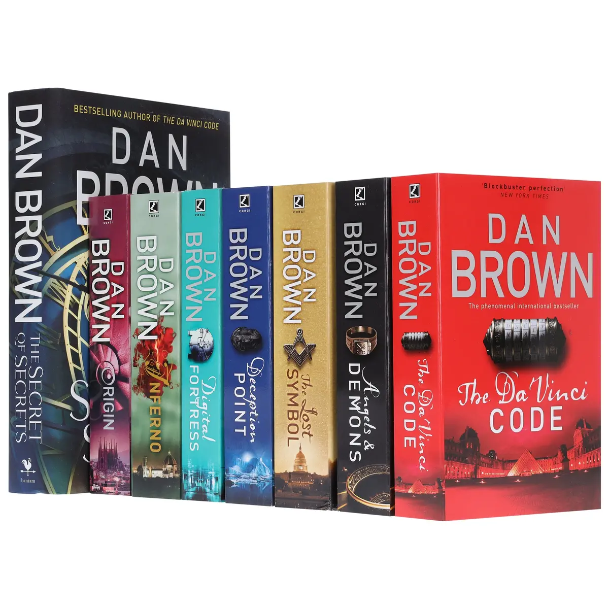 Robert Langdon Series By Dan Brown 8 Books Collection Set - Fiction - Paperback/Hardback 1