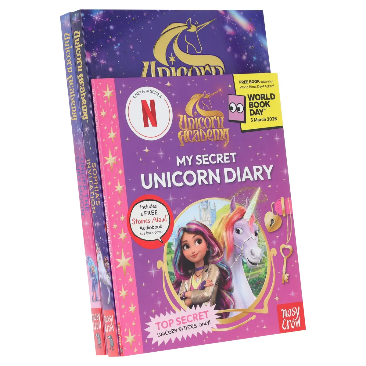 Unicorn Academy Series & My Secret Unicorn Diary: A World Book Day 2026 By Nosy Crow: 3 Books Collection Set - Ages 4-9 - Paperback 1