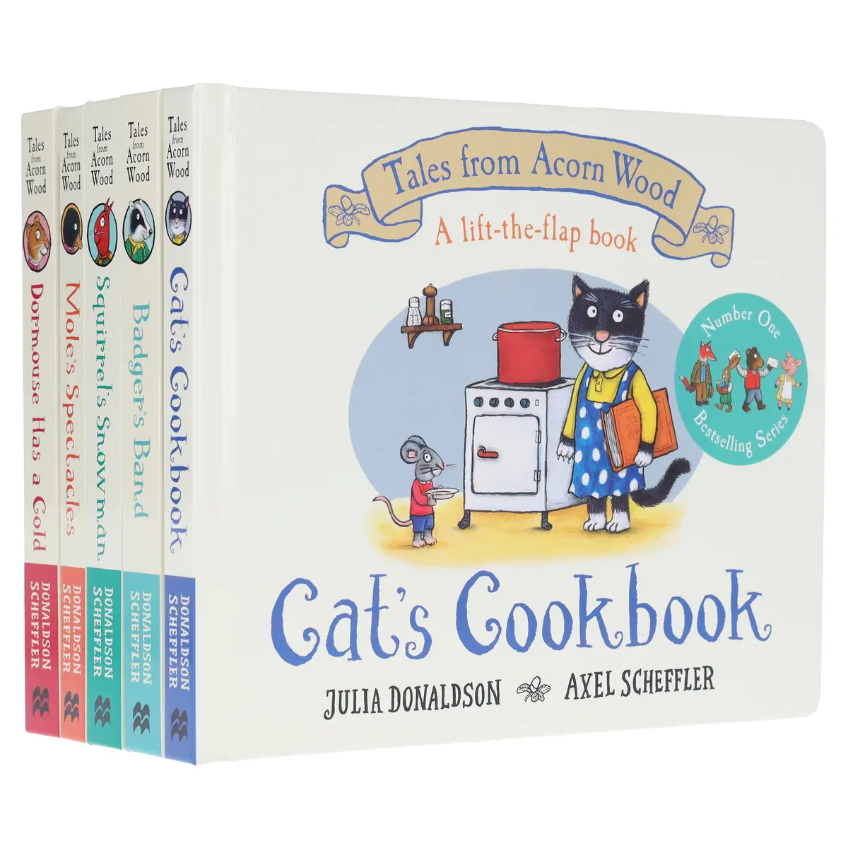 Tales From Acorn Wood By Julia Donaldson Illustrated 5 Books Collection Set (A Lift-The-Flap Story) - Ages 2-5 - Board Book 1