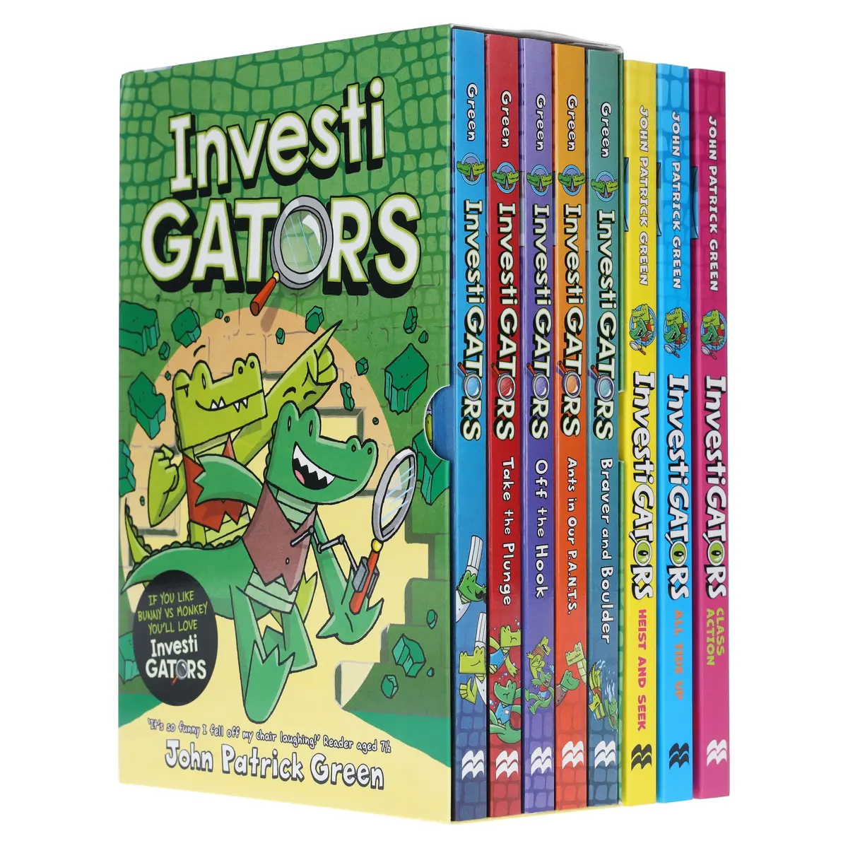 Investigators Series By John Patrick Green Illustrated 8 Books Collection Set - Ages 7-9 - Paperback 1