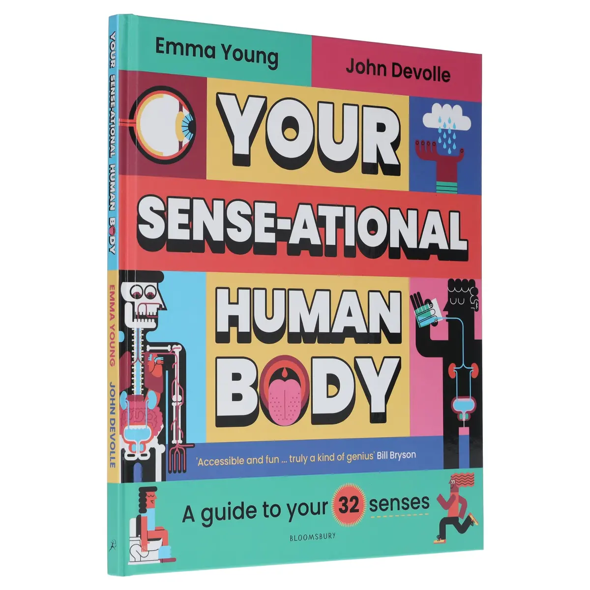 Your Sense-Ational Human Body: A Sensational Guide To Your 32 Senses By Emma Young - Ages 7-11 - Hardback 1