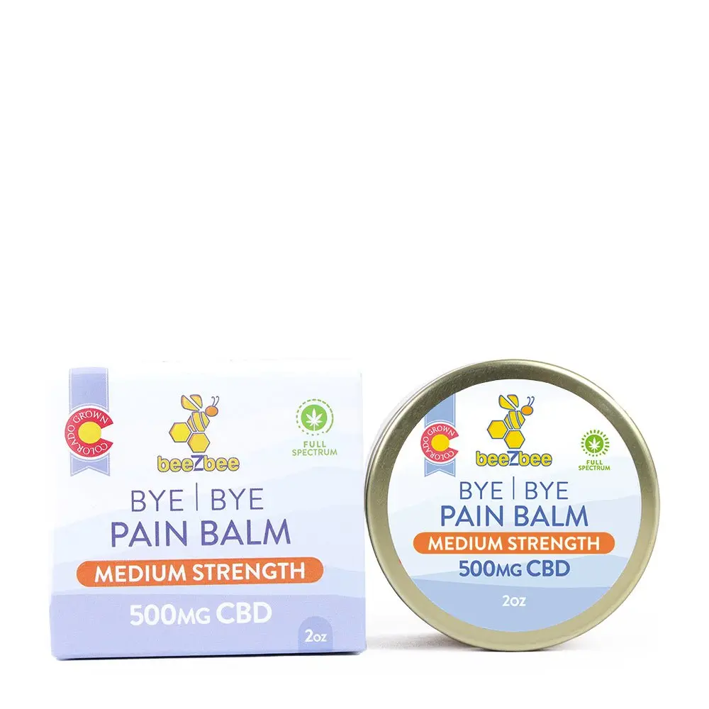 Cbd Bye Bye Pain Balm, Medium Strength 1