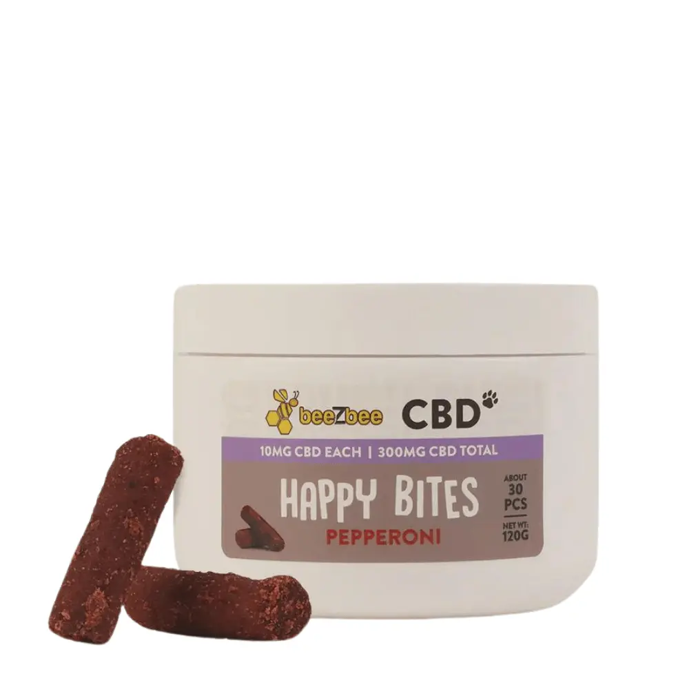 Cbd Happy Bites Dog Treats Pepperoni 1