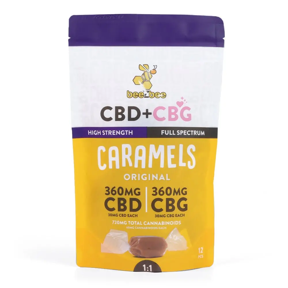 Cbd+Cbg Caramels, High Strength 2